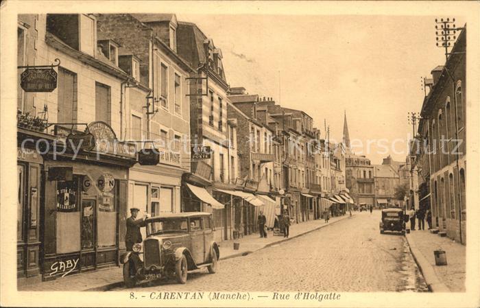 Carentan Rue d_Holgatte Automobil