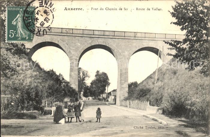 Auxerre Pont du Chemin de fer Route de Vallan S