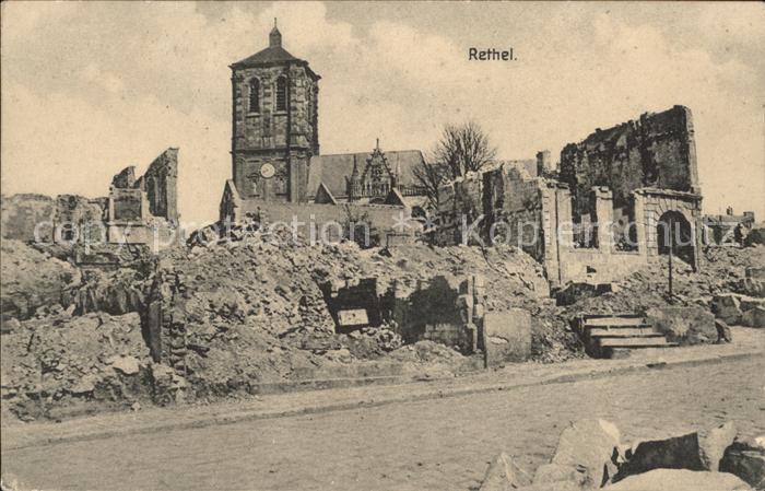 Rethel Ardennes Ruines Grande Guerre Nr. 471 Trümmer 1.