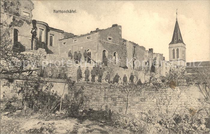 Hattonchatel Ruines Grande Guerre 1. Weltkrieg Nr. 8