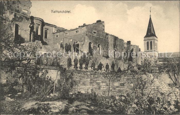 Hattonchatel Ruines Grande Guerre 1. Weltkrieg