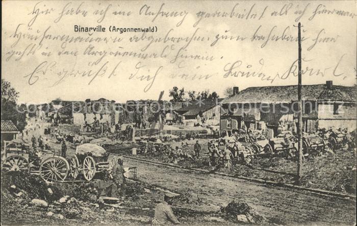 Binarville Dorfstrasse 1. Weltkrieg Nr. 325
