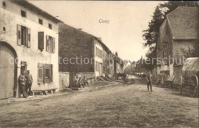 Cirey-sur-Vezouze Strassenpartie Originalaufnahme No. 171