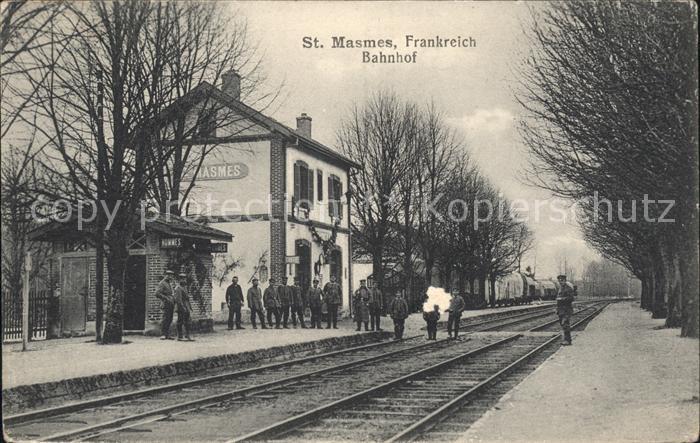 Saint-Masmes Bahnhof von Zensur genehmigt