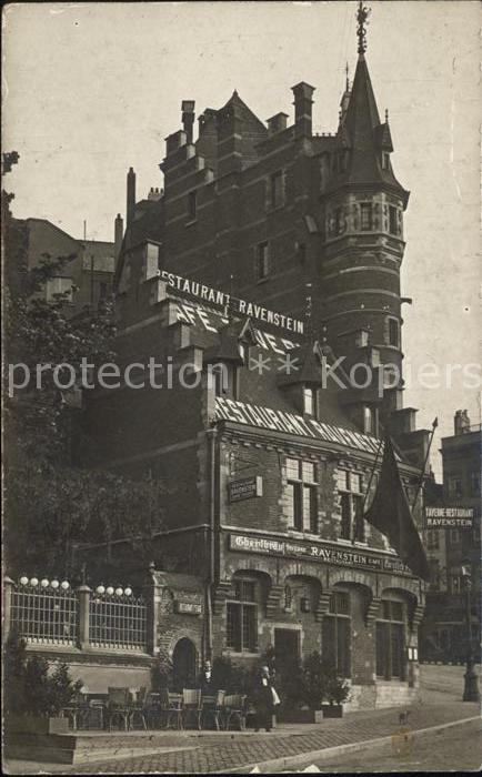 Bruxelles Bruessel Restaurant Ravenstein