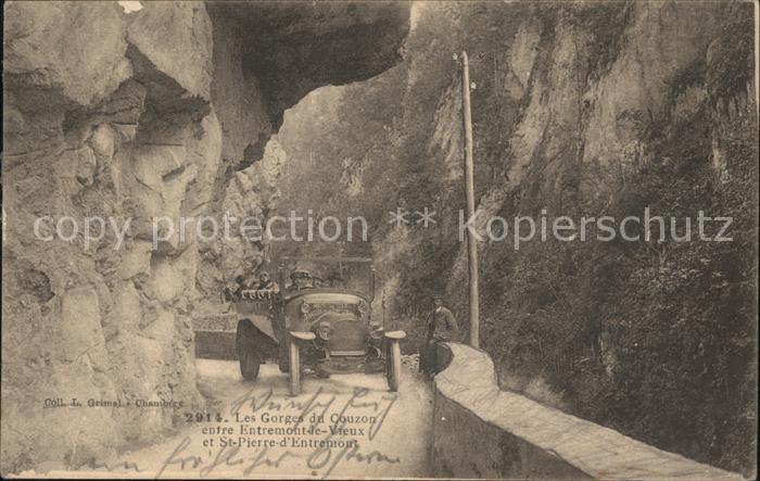 Entremont-le-Vieux Gorges du Couzon Automobil