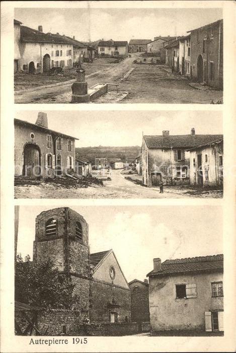 Autrepierre Teilansichten Brunnen