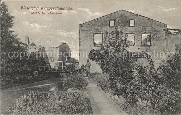 Domevre-en-Haye Mühle Westlicher Kriegsschauplatz 1. We