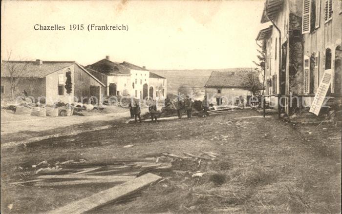 Chazelles-sur-Albe Vue partielle 1915