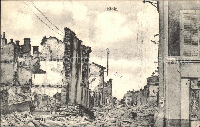 Etain Ruines Grande Guerre 1. Weltkrieg Westl
