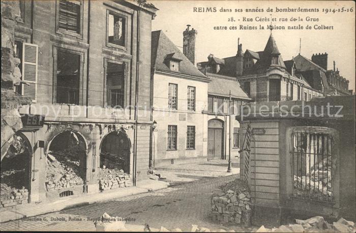 Reims Champagne Ardenne Ruines Bombardement Grande Guerre 1. We