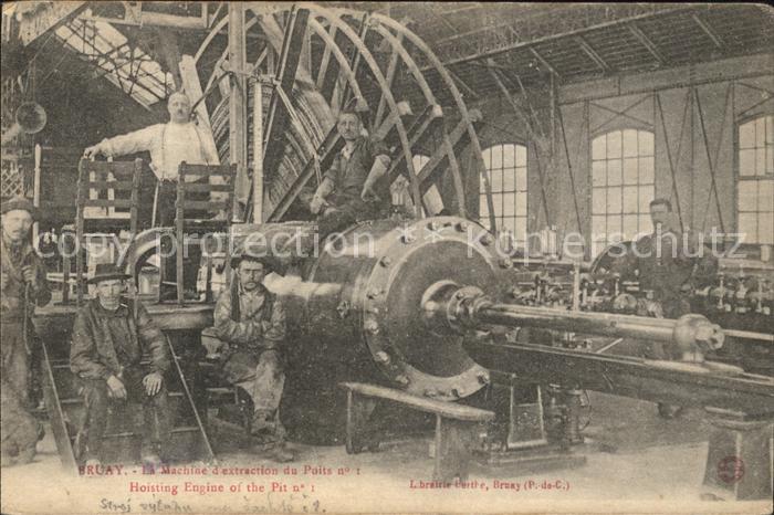 Bruay-la-Buissiere Machine d_extraction du Puis Industrie