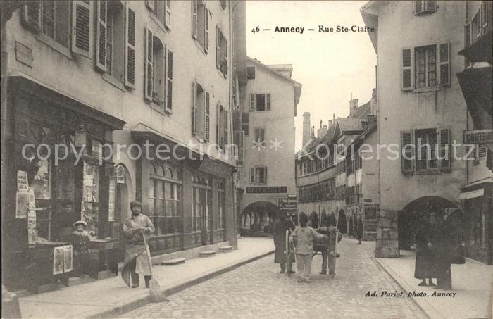 Annecy Haute-Savoie Rue Sainte Claire
