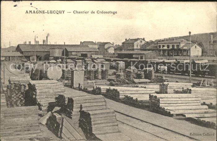 Lucquy Chantier de Creosotage