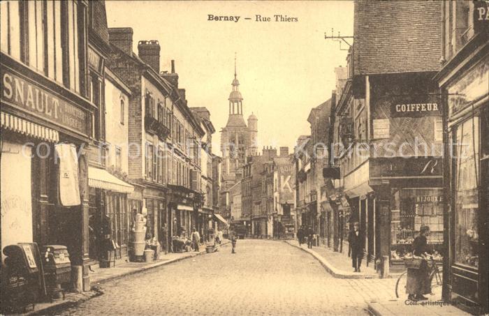 Bernay Rue Thiers Eglise