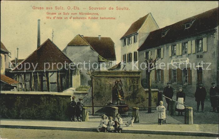 Sulz Elsass Maerzabrunna Brunnen
