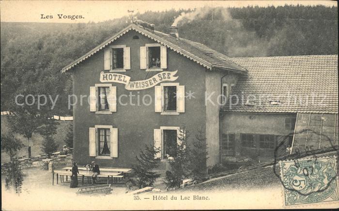 Orbey Haut Rhin Hotel du Lac Blanc Weisser See Stempel