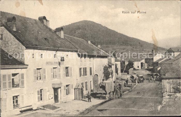 Raon-sur-Plaine Hauptstrasse