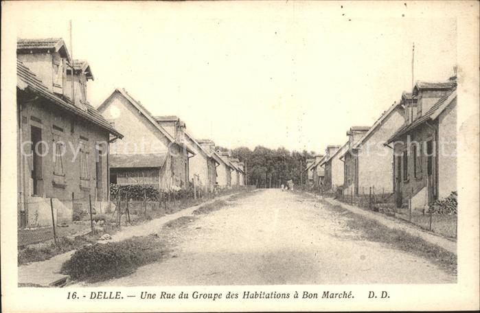 Delle Belfort Rue du Groupe des Habitants a Bon March