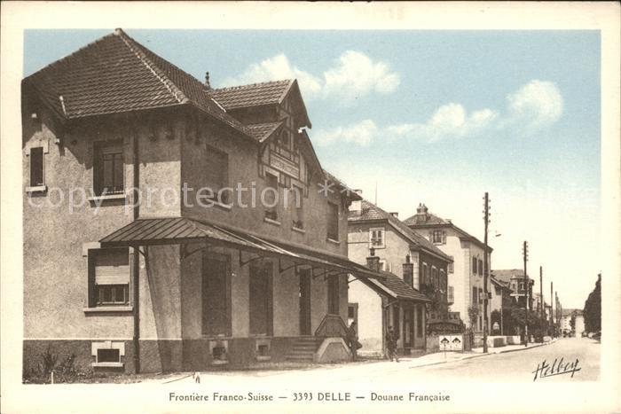Delle Belfort Frontiere Franco Suisse Douane Francais