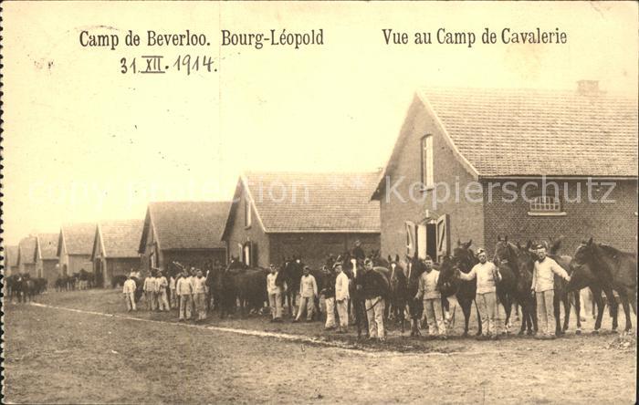 Bourg-Leopold Camp de Beverloo vue au Camp de Cavalerie