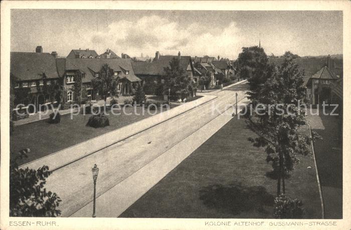 Essen Ruhr Kolonie Altenhof Gussmann Strasse