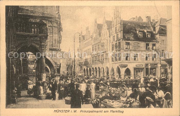 Muenster Westfalen Prinzipalmarkt Markt