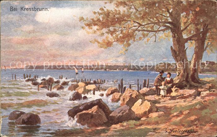 Kressbronn Bodensee Am Seeufer Kuenstlerkarte