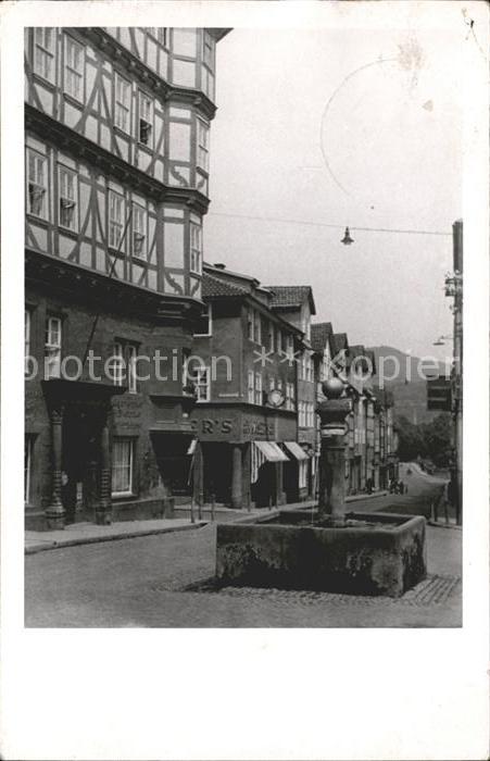 Witzenhausen Marktplatz mit Kunp Steinernem Haus