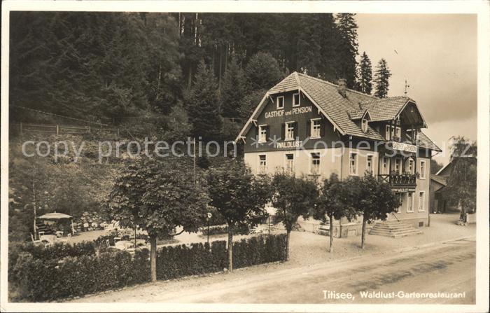 Titisee-Neustadt Waldlust-Gartenrestaurant