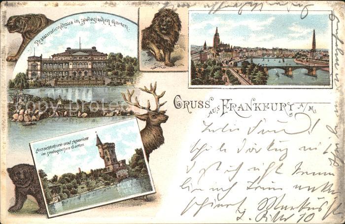 Frankfurt Main Zoologischer Garten Mainparite