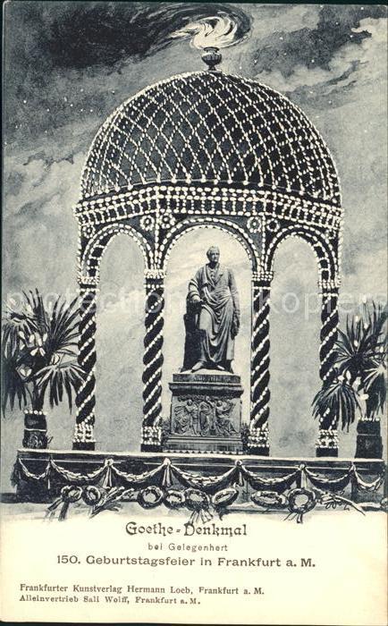 Frankfurt Main Goethedenkmal