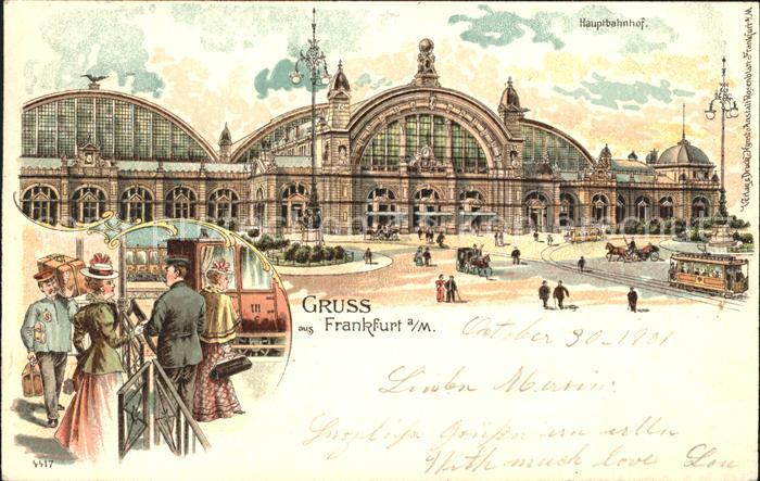 Frankfurt Main Hauptbahnhof Strassenbahn