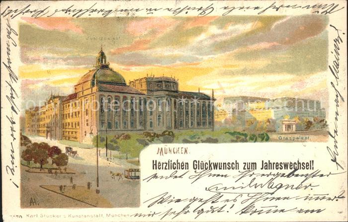 Muenchen Neujahrskarte