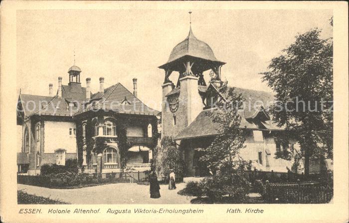 Essen Ruhr Kolonie Altenhof Augusta Viktoria-Erholungsheim Kirche