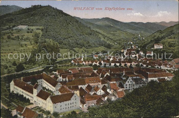 Wolfach Blick vom Koepflefelsen