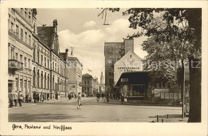Gera Postamt Hochhaus