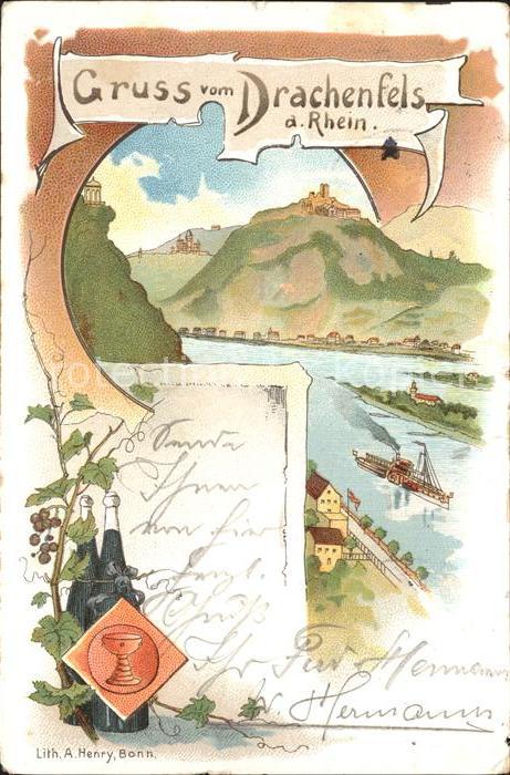 Drachenfels Rhein Schiff