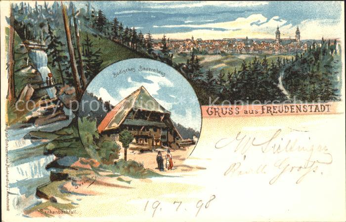 Freudenstadt und Bauernhaus