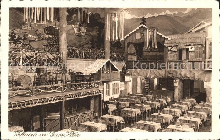Koeln Rhein Zillertal Restaurant Friesenstrasse
