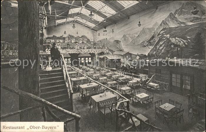 Koeln Rhein Vergnuegungspalast Gross-Coeln Restaurant Ober-Bayern