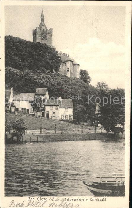 Cleve Kleve Schwanenburg und Kermisdahl