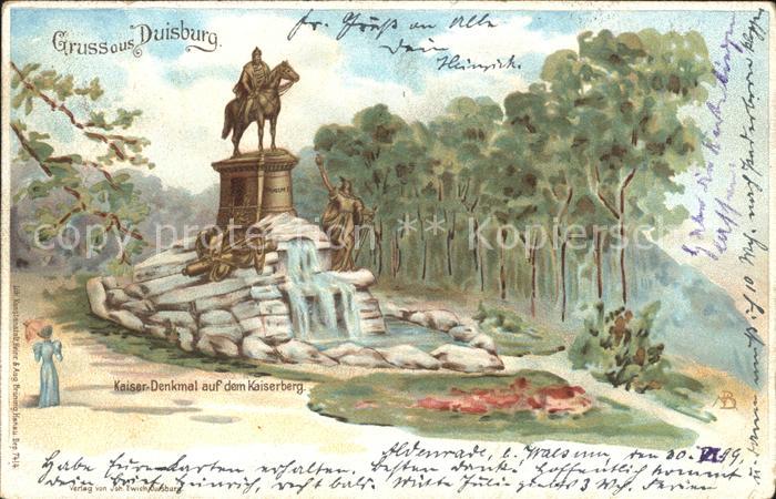 Duisburg Ruhr Kaiserdenkmal auf Kaiserberg