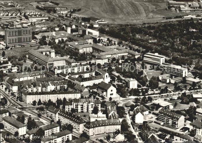 Freiburg Breisgau Fliegeraufnahme Unikliniken