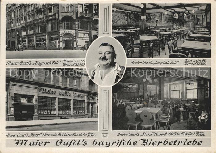 Frankfurt Main Bierlokale Bayrisch-Zell und Platzl