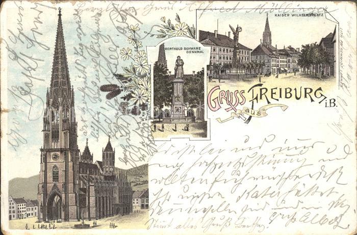 Freiburg Breisgau Muenster Kaiser Wilhelmplstz