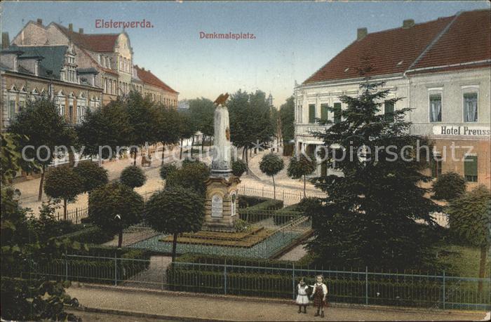 Elsterwerda Denkmalsplatz Hotel Preussen