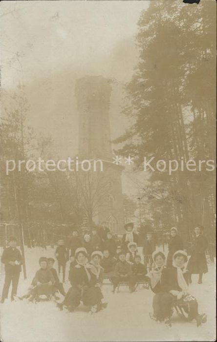 Rochlitz Sachsen Schlittenfahrt Gruppenfoto