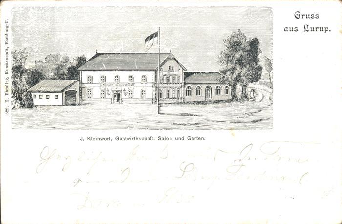 Lurup Gastwirtschaft-Salon-Garten J. Kleinwort