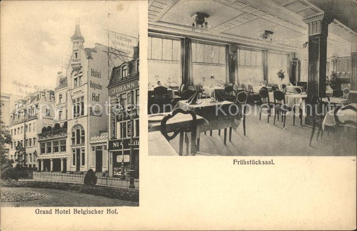 Koeln Rhein Grand Hotel Belgischer Hof Bierstall Fruehstuecksaal